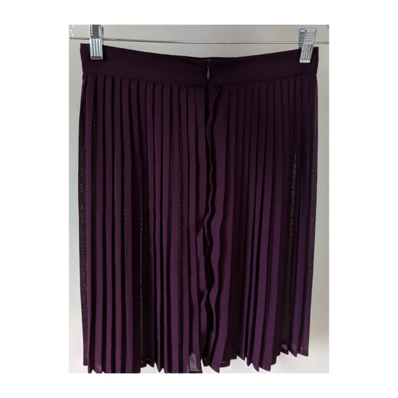 American Apparel Pleated Chiffon Skirt - Picture 2 of 4